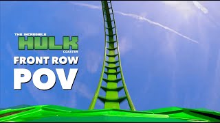 The Incredible Hulk Coaster  Official Ride POV  Islands Of Adventure [upl. by Ynahirb631]