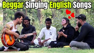 Beggar Singing English Songs  Prank Gone Emotional😢  Pranks In Pakistan  LahoriFied [upl. by Adner]