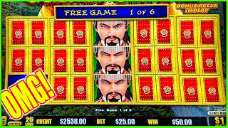 Omg Look At That Unbelievable Screen High Limit Golden Century Slot Machine [upl. by Tigirb479]