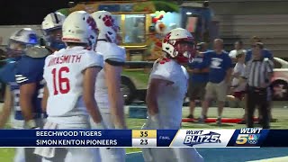 Beechwood knocks off Simon Kenton in NKY rivalry game [upl. by Ahsym]