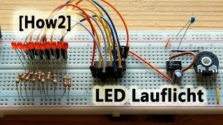 How2 LED Lauflicht selbst gebaut [upl. by Ollayos]