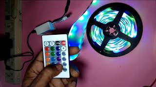 LED Strip Light RGB Controller Installation Guide step by step led strip lights amazon led strip [upl. by Loring]