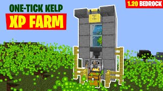 OP XP GLITCH  120 KELP XP FARM  Minecraft Bedrock [upl. by Jeno4]