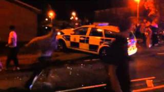 mansfield woodhouse cop crash [upl. by Teplica]