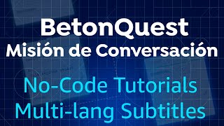 BETONQUEST  MISIÓN DE CONVERSACIÓN  TUTORIAL MINECRAFT  2024  QUEST  PLUGIN [upl. by Geraldina]