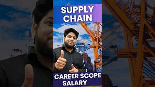 Supply Chain Management Career Scope And Salary🔥management shorts career [upl. by Nerrual827]