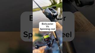 Baitcaster Vs Spinning Reel shorts [upl. by Valentin]