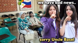 SYRIAN Mama Becoming TEACHER in the PH 🇵🇭  NIECES Got quotKICKED OUT of SCHOOLquot Prank on UNCLE 😱 [upl. by Ellehcirt]