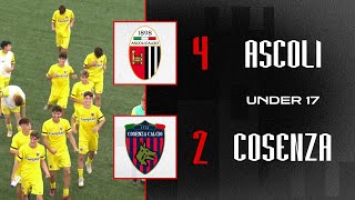 Highlights Under 17  AscoliCosenza 42  Ascoli Calcio [upl. by Donelu444]