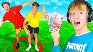 L ULTIMO YOUTUBER che ESCE DAL CERCHIO VINCE 1000€🤣 su Fortnite [upl. by Bethesda]