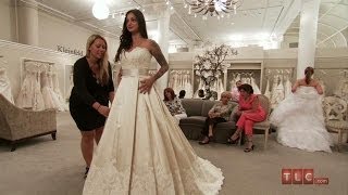 Wedding Dress Tips  Timeless Satin Ball Gown  Say Yes to the Dress [upl. by Orsini942]