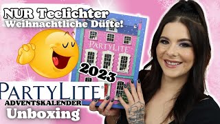 Nur Teelichter  😙 PARTYLITE Adventskalender 2023 UNBOXING [upl. by Anilos]