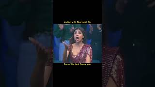 Vartika Jha Dharmesh sir 💃🔥 Dance shorts VartikaJhaWorld Indias Best Dancer Season 4 [upl. by Anileba]