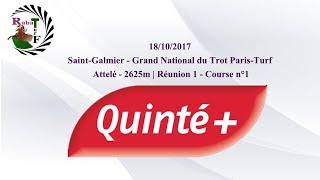 Pronostic Quinté   Mercredi  18102017 [upl. by Ahsirat]