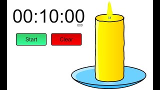 10 minutes candle timer [upl. by Sayce945]