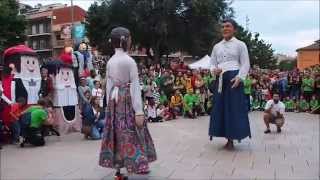 Gegants de Castellbisbal  Ball Lluïment a Les Franqueses del Vallès [upl. by Elset]