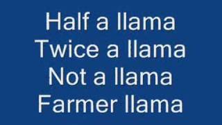 The Llama Song With Lyrics [upl. by Rohclem]