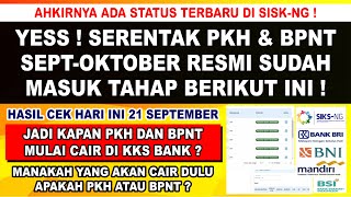 BUKTI NYATA❗ PENCAIRAN PKH BPNT SEPTOKTOBER SUDAH MASUK TAHAP INI  KAPAN PKH BPNT SEPOKT CAIR [upl. by Alleinnad517]