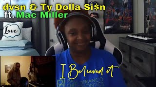 dvsn amp Ty Dolla ign  I Believed It ft Mac Miller  REACTION🔥 [upl. by Gnehs]