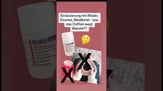 Elvanse Ritalin Medikinet  warum keinen Kaffee während der Eindosierung Titrierung [upl. by Fairman]