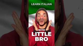 shorts mercuri88 Learn Italian with Little Bro learnitalian comedy funny manuelmercuri [upl. by Connelley]