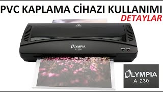 Olympia A230 A4 pvc laminasyon makinesi 4lü set inceleme kullanımıKimlik Ehliyet a4 nasıl kaplanır [upl. by Iggam]