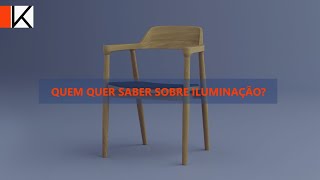 APRENDENDO BLENDER  EP 16  ILUMINANDO A CENA  HIROSHIMA ARMCHAIR [upl. by Nareht939]