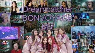 Dreamcatcher드림캐쳐 BONVOYAGE MV reaction mashup [upl. by Adnoma826]