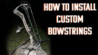 BOWSTRING INSTALL GUIDE  Mathews Phase 4 [upl. by Talyah]