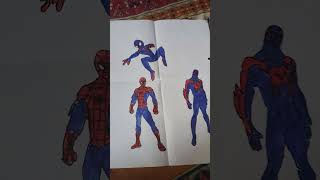 Spider man drawing drawing art subscribe love like [upl. by Aekan]