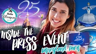 UNE JOURNEE PRESS EVENT  LES 25 ANS DE DISNEYLAND PARIS [upl. by Natsyrt]