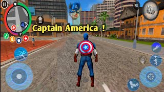 vice town me captain America play game rope hero vice town [upl. by Aland]