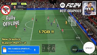 FIFA 16 Mobile Mod 24 android apk  data Obb Mediafire BIG UPDATE V4 Updated Graphics [upl. by Unni]