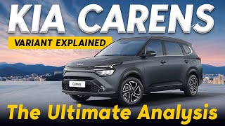 Kia Carens Petrol Variants Explained  Premium PrestigePlus Luxury O LuxuryPlus  Nov 2023 [upl. by Kipper14]