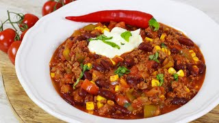 BESTES Chili con Carne Rezept [upl. by Seyler]