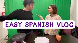 Slow Spanish See who wins in this cooking competition scene with my brother  Comprehensible Input [upl. by Warila]