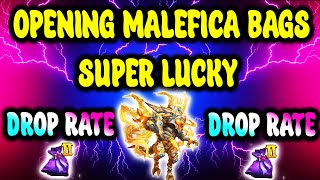 OPENING MALEFICA BAGS  SUPER LUCKY  CASTLE CLASH [upl. by Torrin]