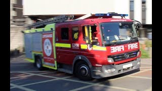 London Fire Brigade  Mk2 pump A432 LFB Kentish Town responding [upl. by Debbie104]