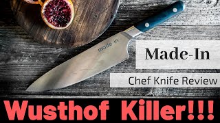 Made In Chef Knife Review Wusthof Killer [upl. by Acirehs]