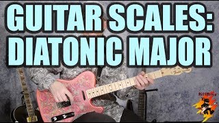 The Diatonic Scale Major Beginner Guitar Lesson [upl. by Hands517]