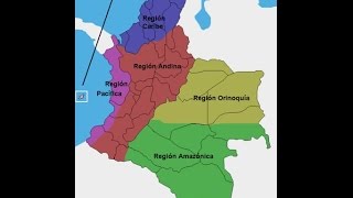 Regiones de Colombia [upl. by Rol]