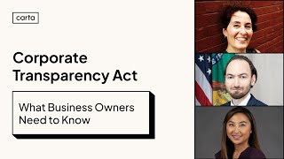 Corporate Transparency Act What Business Owners Need to Know [upl. by Arodoet]