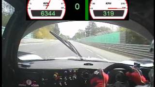 mercedes benz c11 lemans 2012 310kph qualifying blowout [upl. by Sillad]