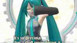 melody Miku Hatsune PV  English lyrics translation [upl. by Molohs]