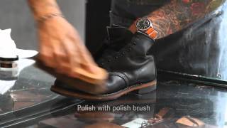 Red Wing Shoes Amsterdam — Shoe Care [upl. by Ennovi729]