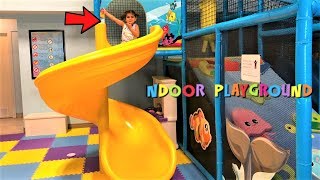 Indoor Playground for kids family fun Play area with slide [upl. by Saundra373]