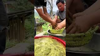 Cow feed soup food chinesefood cooking delicious eat yummy streetfood streetfoodchina [upl. by Litnahc]