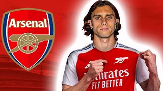 RICCARDO CALAFIORI  Welcome To Arsenal 2024 🔴⚪ Crazy Skills Interceptions Tackles amp Passes HD [upl. by Ynnaffit]