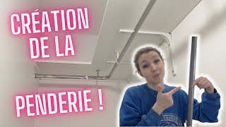 Aménager un petit dressing  cagibi sur mesure DIY  Création de lespace penderie [upl. by Javed]