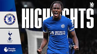 Chelsea 20 Tottenham  CHALOBAH amp JACKSON headers sink Spurs  HIGHLIGHTS  PL 2324 [upl. by Torbert]